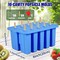 Silicone Popsicle Molds – Food-Grade Reusable Molds for Kids, Homemade Ice Cream and Ice Pop Maker, Includes Popsicle Sticks, Popsicle Bags, and Funnel (Blue)